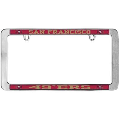 San Francisco 49ers Thin Metal License Plate Frame