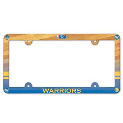 Golden State Warriors Plastic License Plate Frame