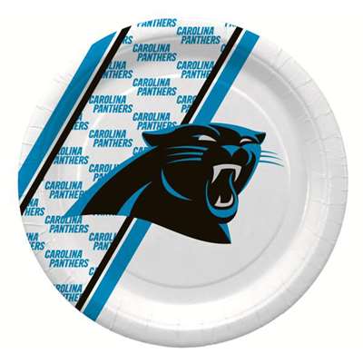 Carolina Panthers Disposable Paper Plates - 20 Pack