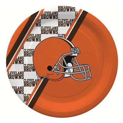 Cleveland Browns Disposable Paper Plates - 20 Pack