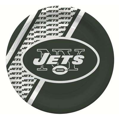 New York Jets Disposable Paper Plates - 20 Pack