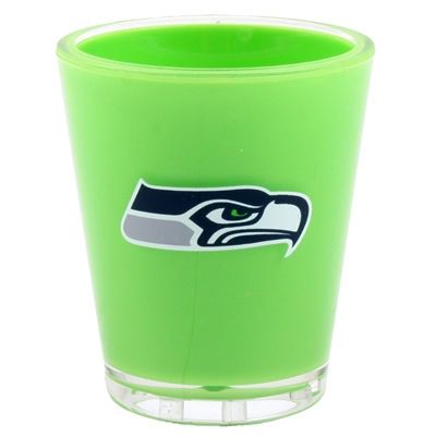 Seattle Seahawks Shot Glass - Neon Green