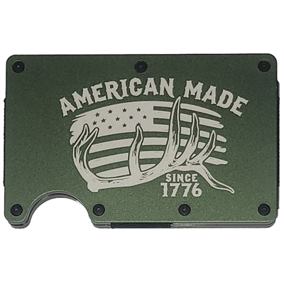 Army Green Aluminum RFID Cardholder - American Mad