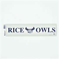 Rice Owls Bumper Sticker