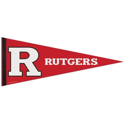 Rutgers Scarlet Knights Premium Pennant - 12" X 30"