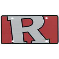 Rutgers Scarlet Knights Full Color Mega Inlay License Plate