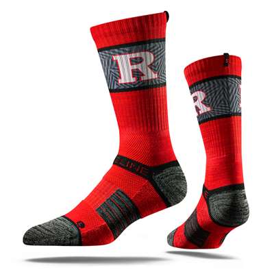 Rutgers Scarlet Knights Strideline Strapped Fit 2.0 Socks -Scarlet Knight