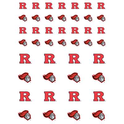 Rutgers Scarlet Knights Small Sticker Sheet - 2 Sheets