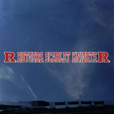 Rutgers Scarlet Knights Automotive Transfer Decal Strip