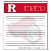 Rutgers Scarlet Knights Memo Note Pad - 2 Pads