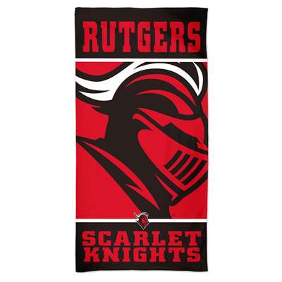 Rutgers Scarlet Knights Spectra Beach Towel