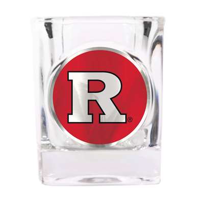 Rutgers Scarlet Knights Shot Glass - Metal Logo