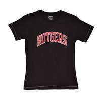 Rutgers T-shirt - Ladies By League - Vintage Black