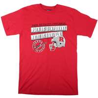 Rutgers 2006 Football T-shirt "pain Is Temporary Pride Is Forever" - Red