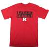 Rutgers "i Bleed Scarlet" T-shirt - Scarlet