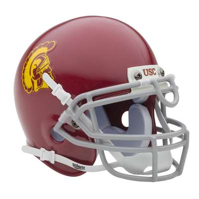 USC Trojans Mini Helmet by Schutt - Crimson