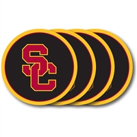 USC Trojans Coaster Set - 4 Pack