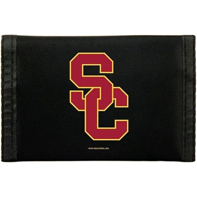 USC Trojans Nylon Tri-Fold Wallet