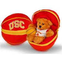USC Trojans Stuffed Bear in a Ball - Basketball