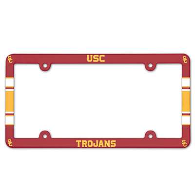 USC Trojans Plastic License Plate Frame