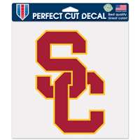 USC Trojans Full Color Die Cut Decal - 8" X 8" - Alt