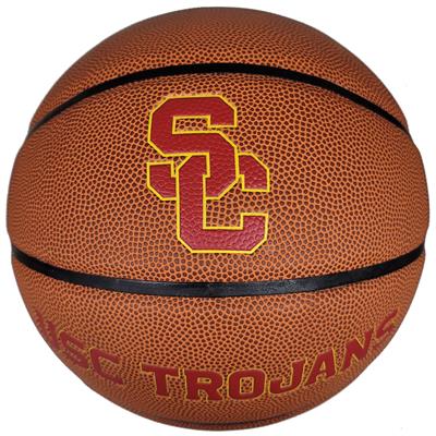 USC Trojans Mens Composite Leather Indoor/Outdoor Basketball