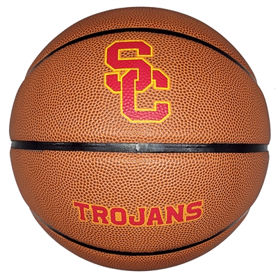 USC Trojans Mens Composite Leather Indoor/Outdoor Basketball