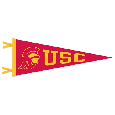 USC Trojans Wool Felt Pennant - 9" x 24"