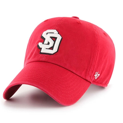 South Dakota Coyotes 47 Brand Clean Up Adjustable