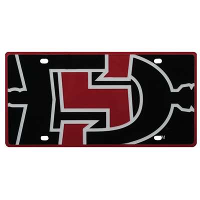 San Diego State Aztecs Full Color Mega Inlay License Plate