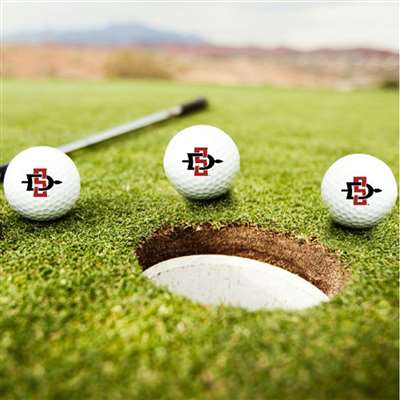 San Diego State Aztecs Golf Balls - Set of 3