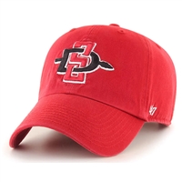 San Diego State Aztecs 47 Brand Clean Up Adjustable Hat - Red
