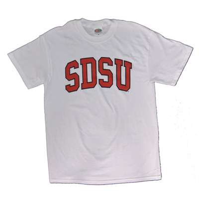 San Diego State T-shirt - White, Bold