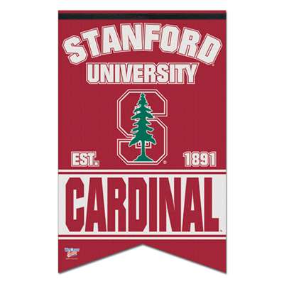 Stanford Cardinals Premium Felt Banner - 17" X 26"