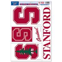 Stanford Cardinal Ultra Decal Set - 11'' X 17''