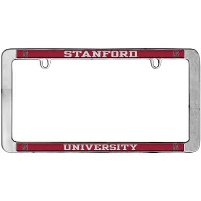 Stanford Cardinal Thin Metal License Plate Frame