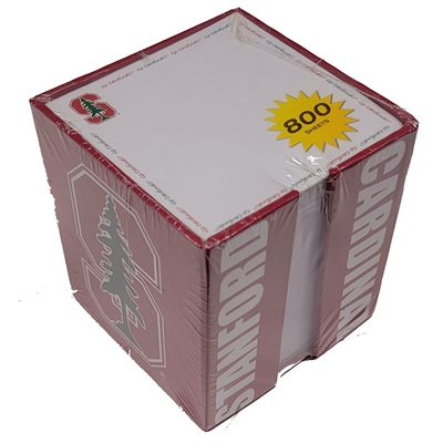 Stanford Cardinal Cube Note Card Holder