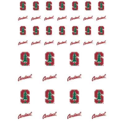 Stanford Cardinal Small Sticker Sheet - 2 Sheets