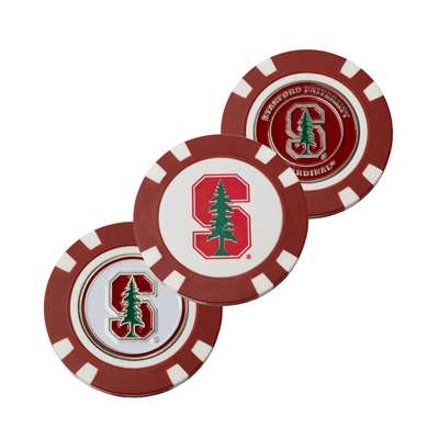 Stanford Cardinal Golf Poker Chip
