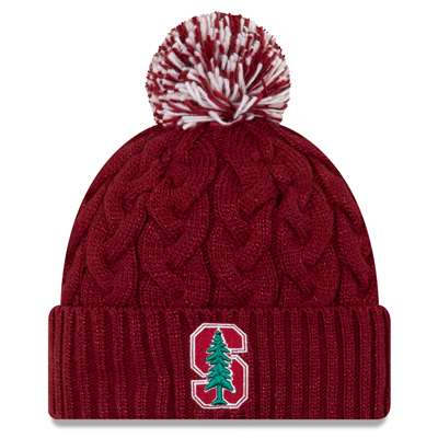 Stanford Cardinal New Era Women's Cozy Cable Knit Beanie