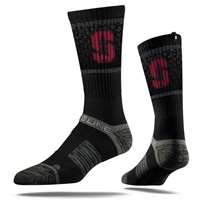 Stanford Cardinals Strideline Premium Crew Sock - Black