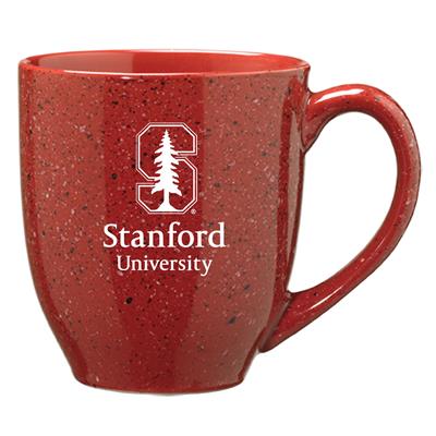 Stanford Cardinal 16oz Ceramic Bistro Coffee Mug - Red