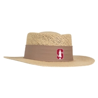 Stanford Cardinal Ahead Gambler Straw Hat