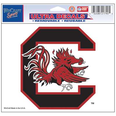 South Carolina Gamecocks Ultra Decal 5" x 6"