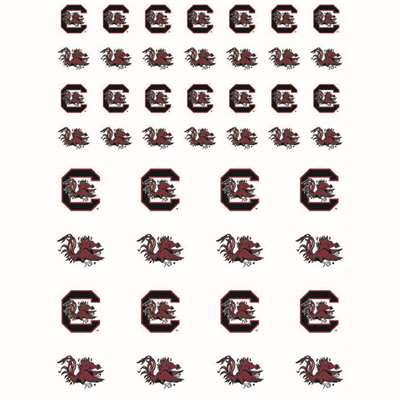 South Carolina Gamecocks Small Sticker Sheet - 2 Sheets
