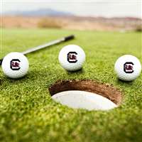 South Carolina Gamecocks Golf Balls - Set of 3