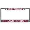 South Carolina Gamecocks Metal License Plate Frame w/Domed Acrylic