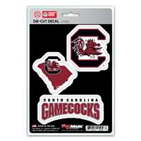 South Carolina Gamecocks Decals - 3 Pack