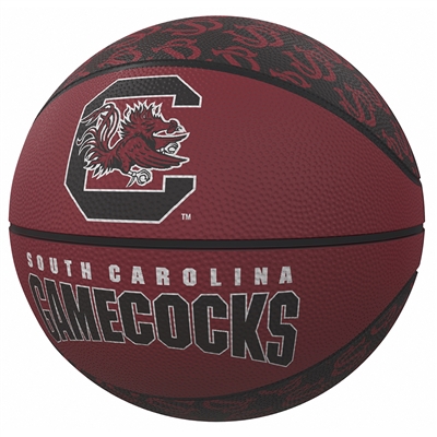 South Carolina Gamecocks Mini Rubber Repeating Basketball