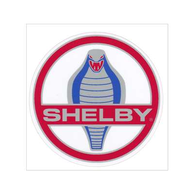 Carroll Shelby Round Decal - Shelby Cobra - Large
